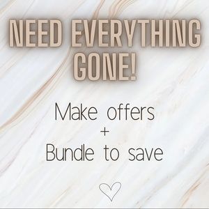 Trying to get rid of everything, make your offers!